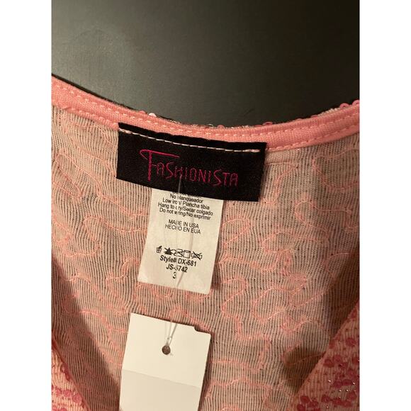 Fashionista Sparkle Wrap Dress – Junior Plus 3X - Picture 3 of 3